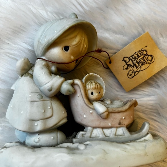 Precious moment figurine January 1987 tags attached pristine condition - Picture 2 of 9